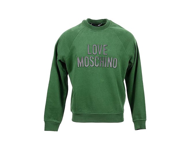 Love Moschino tira Verde Algodón  ref.83576